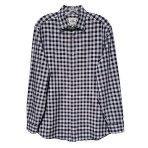Ben Sherman Tailored Slim Fit Tartan Button-Up Dress Shirt